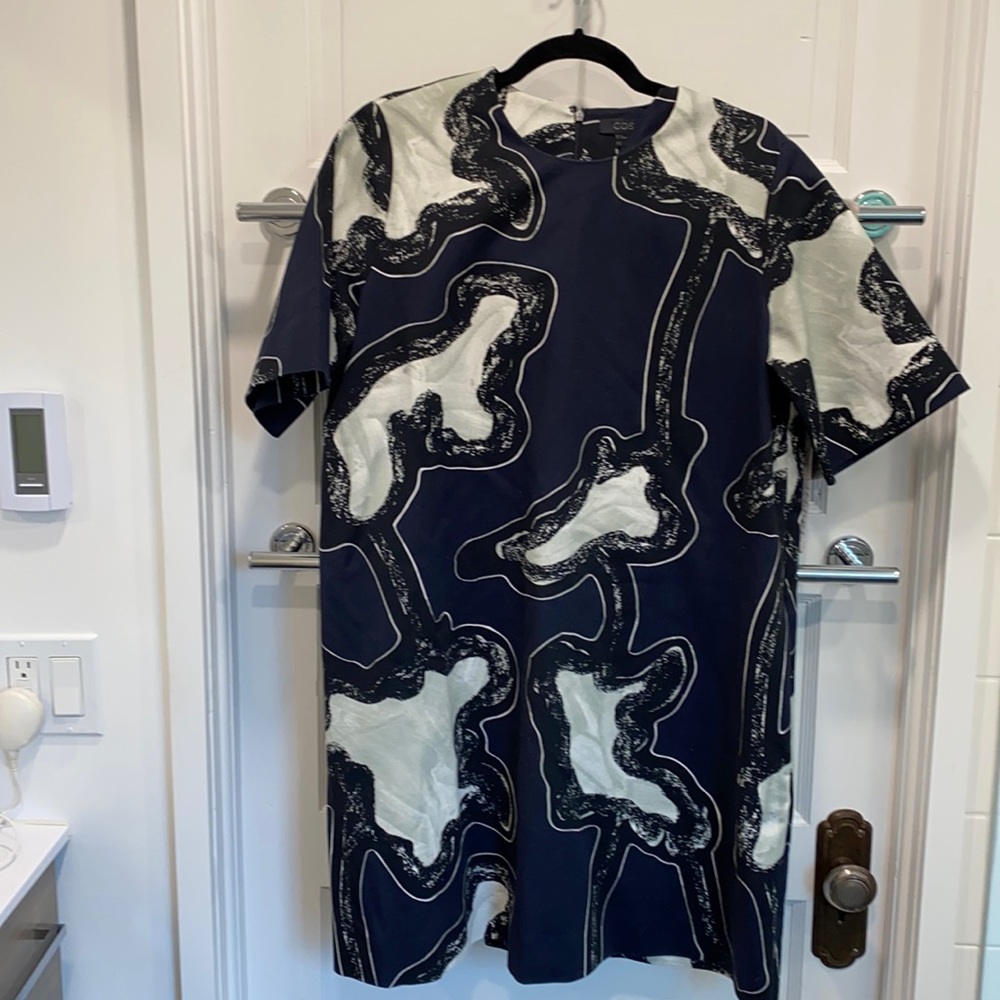 COS graphic print dress